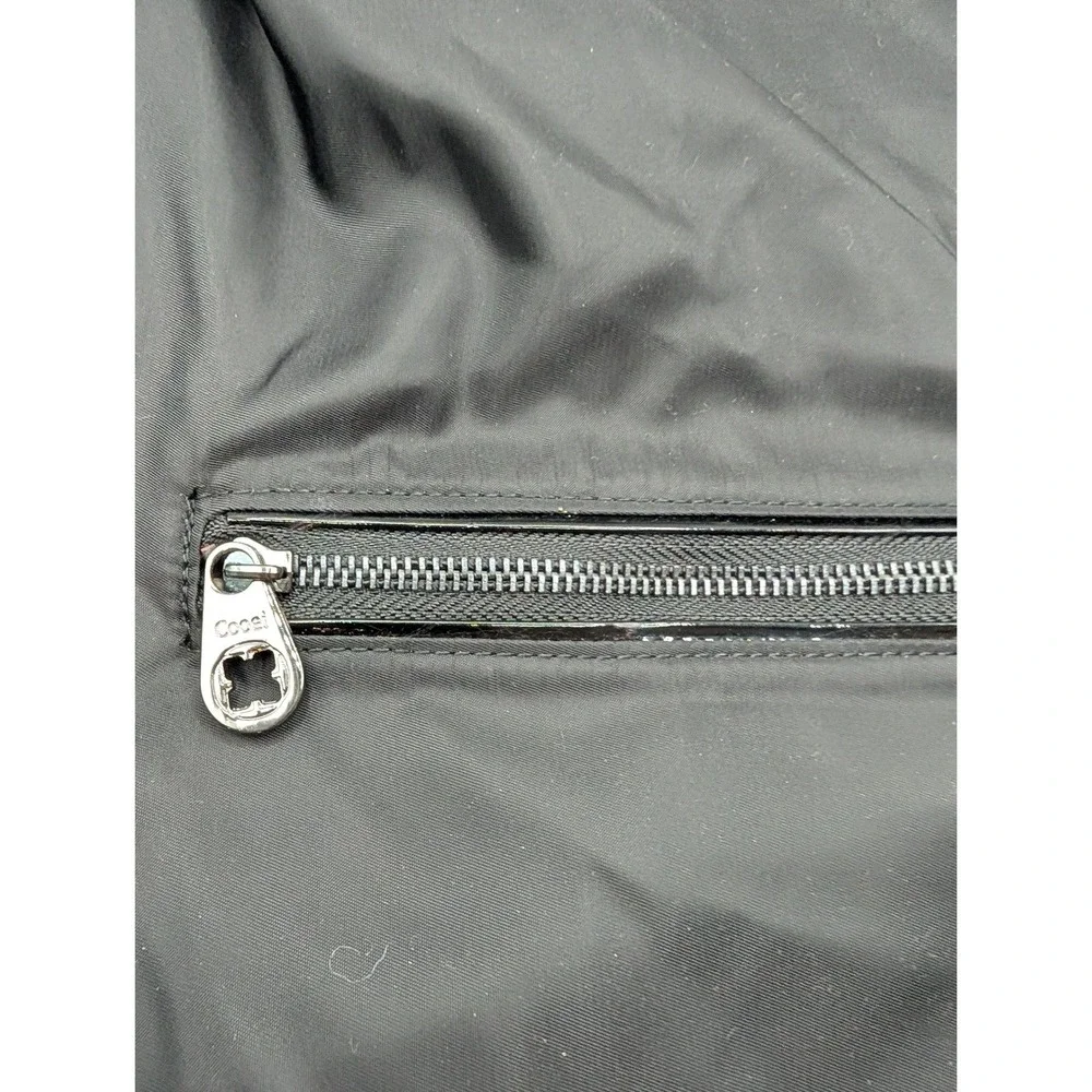COOEI Black Packable Messenger Bag (Folds‎ to Clutch)